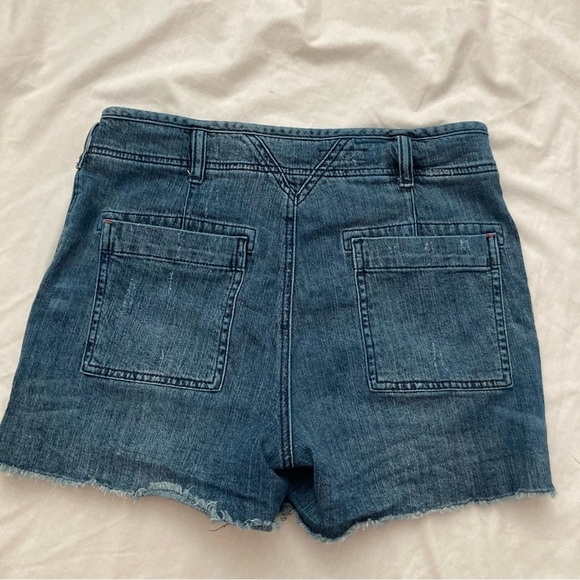 Anthropologie Pilcro and the Letterpress The Wanderer Denim Button Up Shorts 29 - Picture 3 of 7